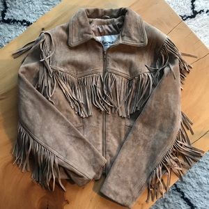 Awesome Festival jacket! Wilson’s suede FRINGE! 💞